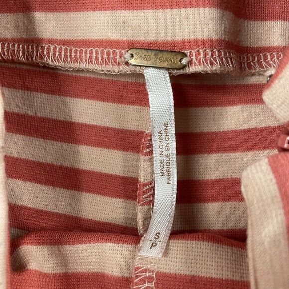 Free People Riker High Waist Ponte Striped Shorts - Picture 3 of 7